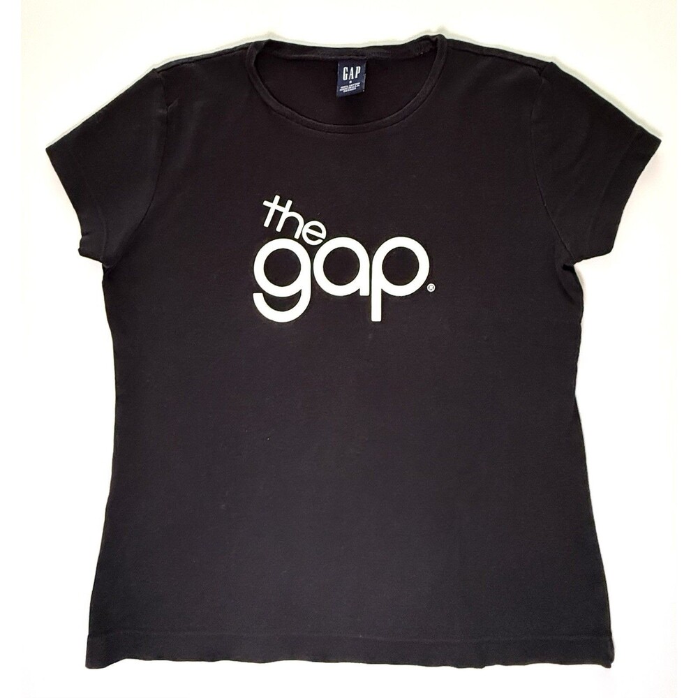 Vintage 2006 "the gap" Baby Tee T-Shirt Sz S Short Sleeve Logo USA Y2K
